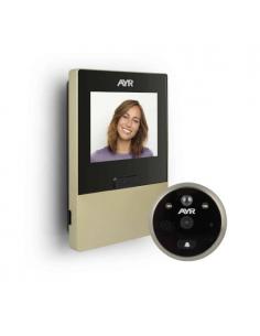 MIRILLA DIGITAL GRABADORA CON WIFI NÍQUEL MATE AYR - Imagen 1