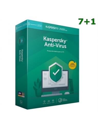Kaspersky Antivirus 2020 3L/1A  PROMO 7+1 - Imagen 1