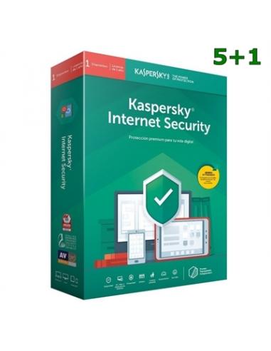 Kaspersky Internet Sec. MD 2020 1L/1A PROMO 5+ 1 - Imagen 1