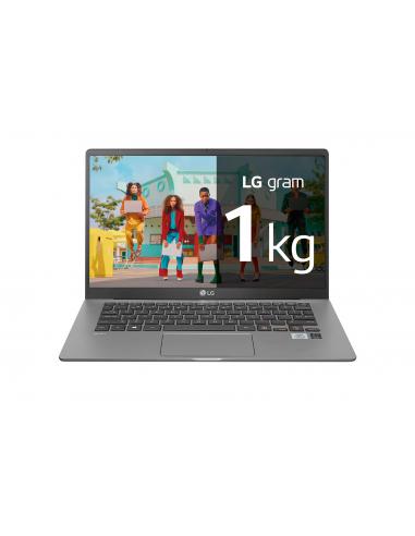LG PORTATIL 14Z90N-V.AR55B GRAM, 14, I5, 8GB, 512 SSD,WIN HOME, PLATA - Imagen 1