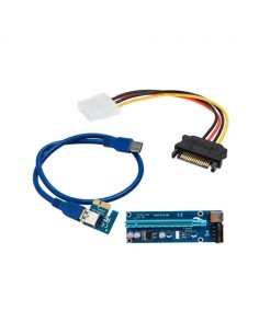 ADAPTADOR PCI-E 1X A PCI-E 16X GPI EXTENDER RISER  