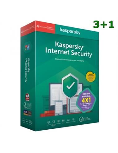 Kaspersky Internet Sec. MD 2020 4L/1A PROMO 3+ 1 - Imagen 1