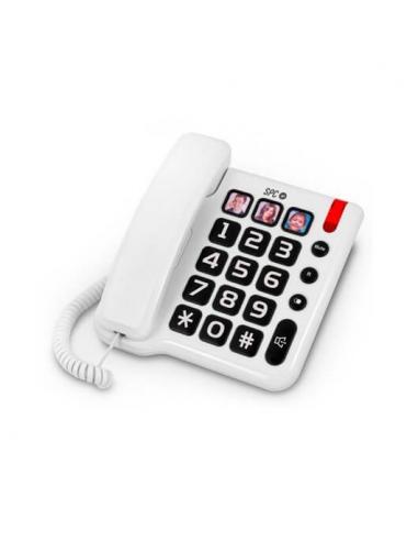TELEFONO FIJO SPC COMFORT NUMBERS BLANCO - Imagen 1