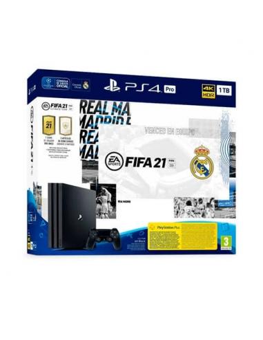 CONSOLA SONY PS4 PRO 1TB RM + FIFA 21 - Imagen 1