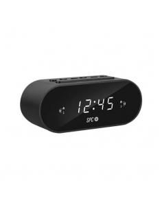 RADIO DESPERTADOR SPC FRODI NEGRO PANTALLA LED/2XALARMAS CO - Imagen 1