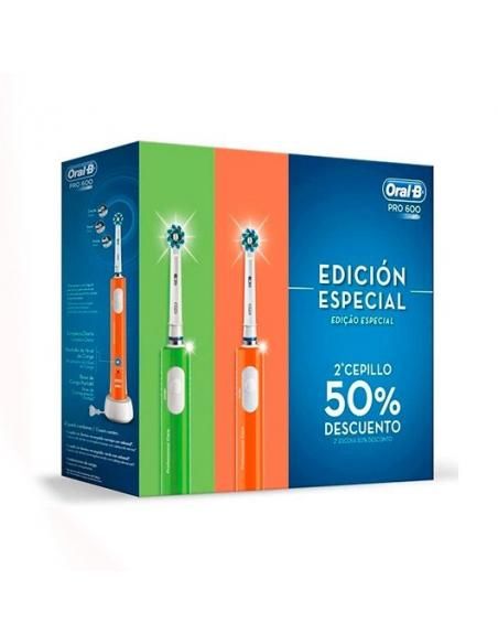 CEP. DENTAL ELECTRICO BRAUN ORAL B PRO600 EV P X2 - Imagen 1