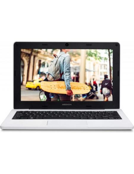 PORTATIL MEDION E11201/11,6" HD/IC-N3450/1,10-2,20 GHz/4GB/64GB eMMC/W10 Pro Academic/white - Imagen 1