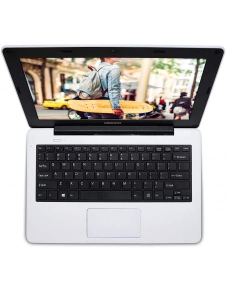 PORTATIL MEDION E11201/11,6" HD/IC-N3450/1,10-2,20 GHz/4GB/64GB eMMC/W10 Pro Academic/white - Imagen 4
