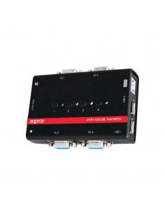 CONMUTADOR KVM 3XUSB + 4XVGA APPROX APPKVMUSB4PA2 3XUSB/4X - Imagen 1