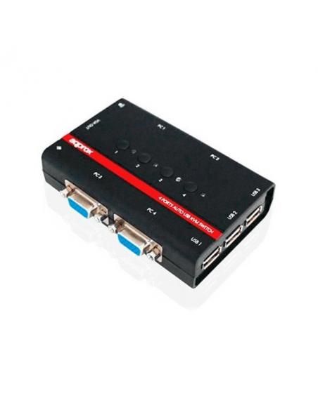 CONMUTADOR KVM 3XUSB + 4XVGA APPROX APPKVMUSB4PA2 3XUSB/4X - Imagen 2