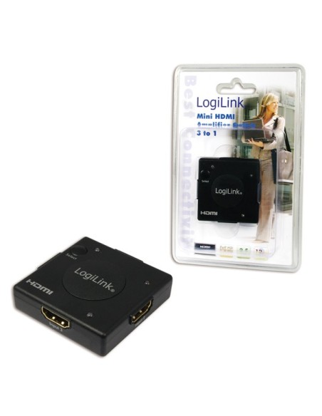 ADAPTADOR SWITCH MANUAL HDMI X3 LOGILINK HD0006