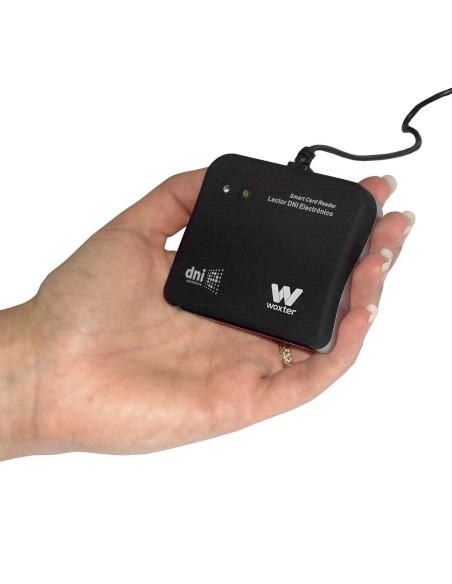 LECTOR DNI ELECTRÓNICO WOXTER NEGRO