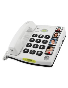 TELÉFONO FIJO DORO SECURE 347 BLANCO