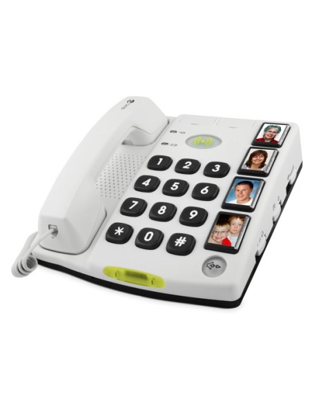 TELÉFONO FIJO DORO SECURE 347 BLANCO