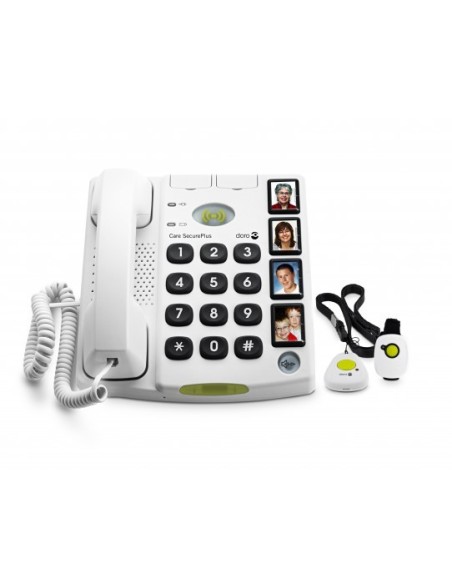 TELÉFONO FIJO DORO SECURE 347 BLANCO