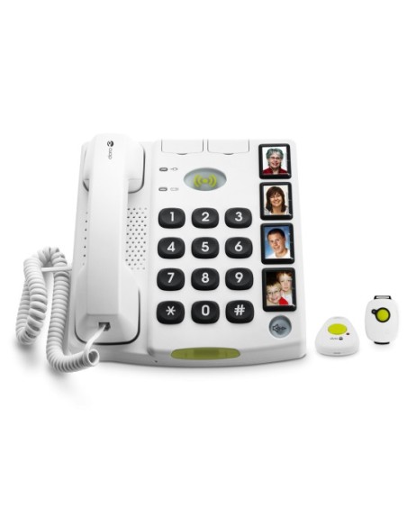 TELÉFONO FIJO DORO SECURE 347 BLANCO