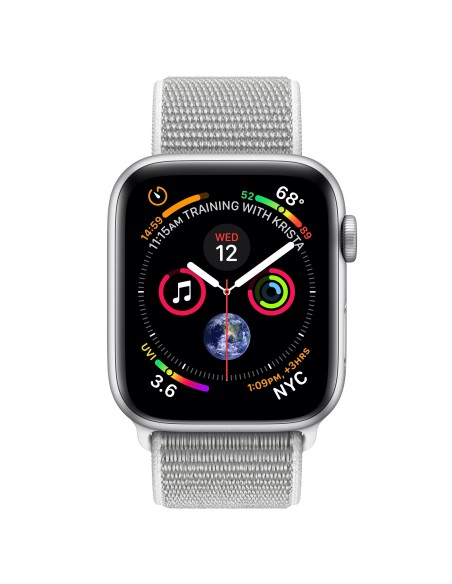 Apple Watch Series 4 reloj inteligente Plata OLED Móvil GPS (satélite)