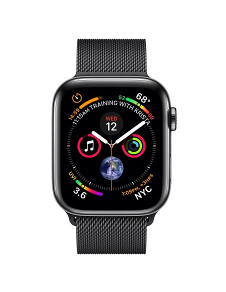 Apple Watch Series 4 reloj inteligente Negro OLED Móvil GPS (satélite)