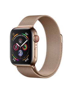 Apple Watch Series 4 reloj inteligente Oro OLED Móvil GPS (satélite)