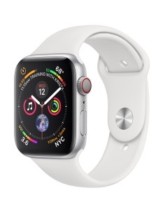 Apple Watch Series 4 reloj inteligente Plata OLED Móvil GPS (satélite)