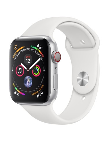 Apple Watch Series 4 reloj inteligente Plata OLED Móvil GPS (satélite)