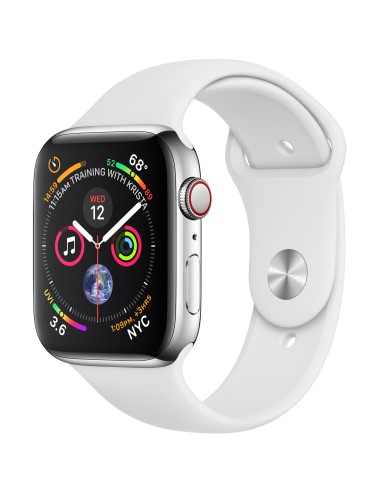 Apple Watch Series 4 reloj inteligente Acero inoxidable OLED Móvil GPS (satélite)