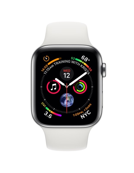 Apple Watch Series 4 reloj inteligente Acero inoxidable OLED Móvil GPS (satélite)
