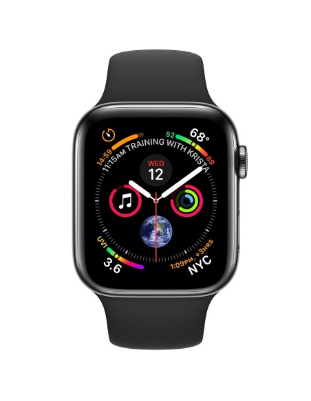 Apple Watch Series 4 reloj inteligente Negro OLED Móvil GPS (satélite)
