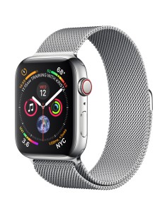 Apple Watch Series 4 reloj inteligente Acero inoxidable OLED Móvil GPS (satélite)