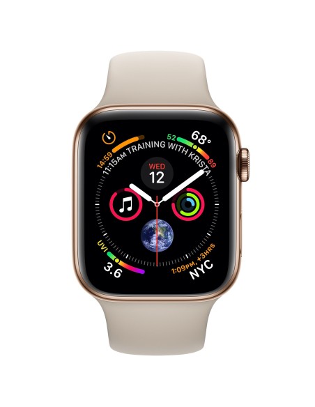 Apple Watch Series 4 reloj inteligente Oro OLED Móvil GPS (satélite)
