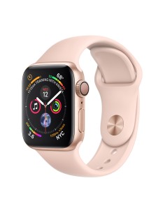 Apple Watch Series 4 reloj inteligente Oro OLED GPS (satélite)