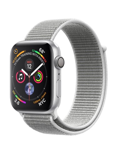 Apple Watch Series 4 reloj inteligente Plata OLED GPS (satélite)