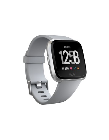 Fitbit Versa reloj inteligente Plata LCD 3,4 cm (1.34") GPS (satélite)