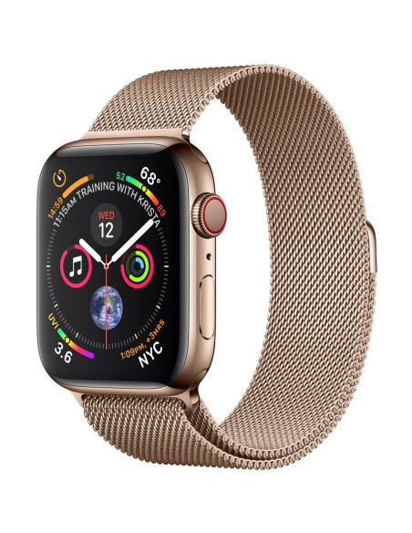 Apple Watch Series 4 reloj inteligente Oro OLED Móvil GPS (satélite)