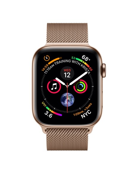 Apple Watch Series 4 reloj inteligente Oro OLED Móvil GPS (satélite)