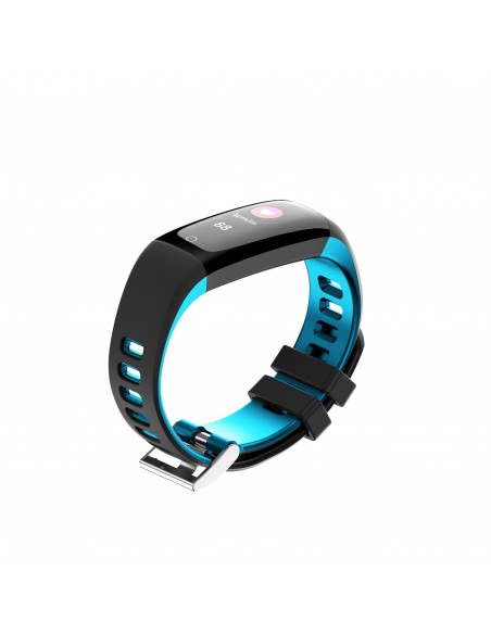 Leotec Fashion Health Pulsera de actividad Negro, Turquesa IP67 LCD 2,44 cm (0.96")