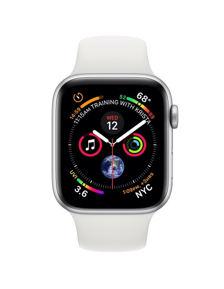 Apple Watch Series 4 reloj inteligente Plata OLED GPS (satélite)