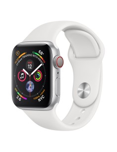 Apple Watch Series 4 reloj inteligente Plata OLED Móvil GPS (satélite)