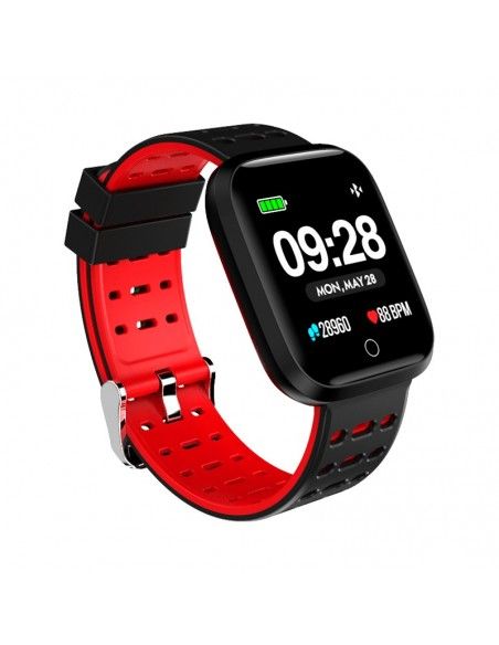 RELOJ SMARTWATCH INNJOO SPORT WATCH ROJO P1.3  NOTIF F.CARDIACA AND IOS