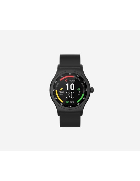 SPC SMARTEE CIRCLE MAX reloj inteligente Negro IPS 3,3 cm (1.3")