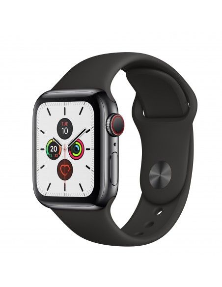 Apple Watch Series 5 reloj inteligente Negro OLED Móvil GPS (satélite)