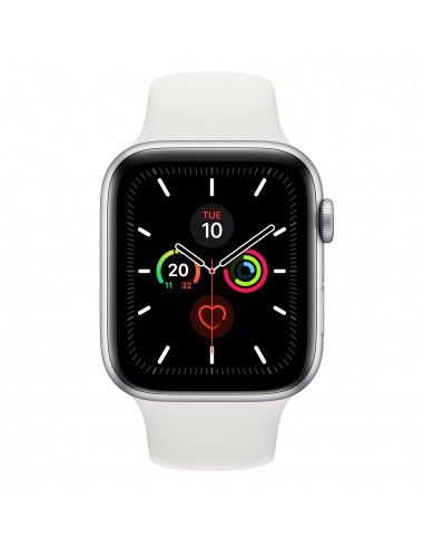 Apple Watch Series 5 reloj inteligente Plata OLED GPS (satélite)