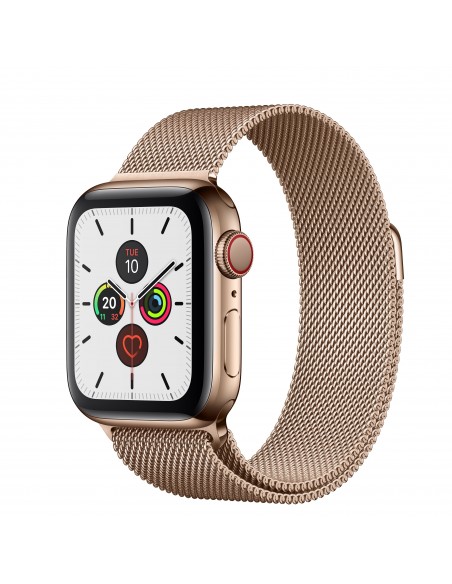 Apple Watch Series 5 reloj inteligente Oro OLED Móvil GPS (satélite)