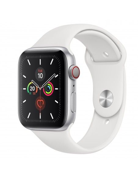 Apple Watch Series 5 reloj inteligente Plata OLED Móvil GPS (satélite)