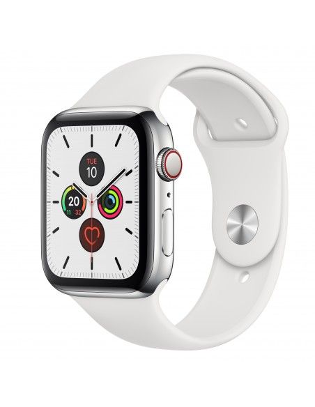 Apple Watch Series 5 reloj inteligente Acero inoxidable OLED Móvil GPS (satélite)