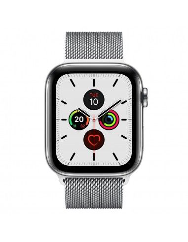 Apple Watch Series 5 reloj inteligente Acero inoxidable OLED Móvil GPS (satélite)