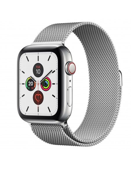 Apple Watch Series 5 reloj inteligente Acero inoxidable OLED Móvil GPS (satélite)