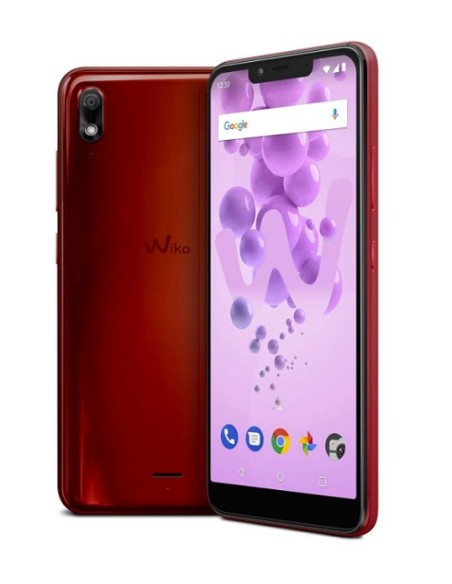 Wiko VIEW 2 GO 15,1 cm (5.93") 2 GB 16 GB SIM doble Negro, Cereza, Rojo 4000 mAh
