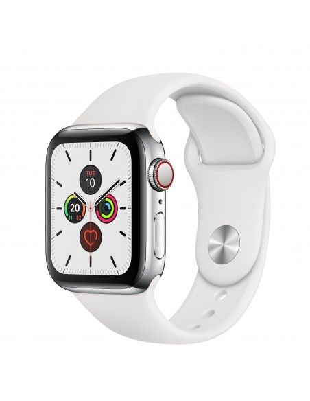 Apple Watch Series 5 reloj inteligente Acero inoxidable OLED Móvil GPS (satélite)