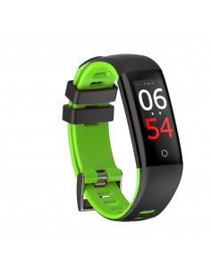 Leotec Fashion Health Pulsera de actividad Negro, Verde IP67 LCD 2,44 cm (0.96")
